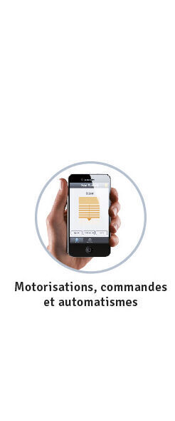 Motorisations, commandes et automatisme d'un volet roulant wizeo fermetures